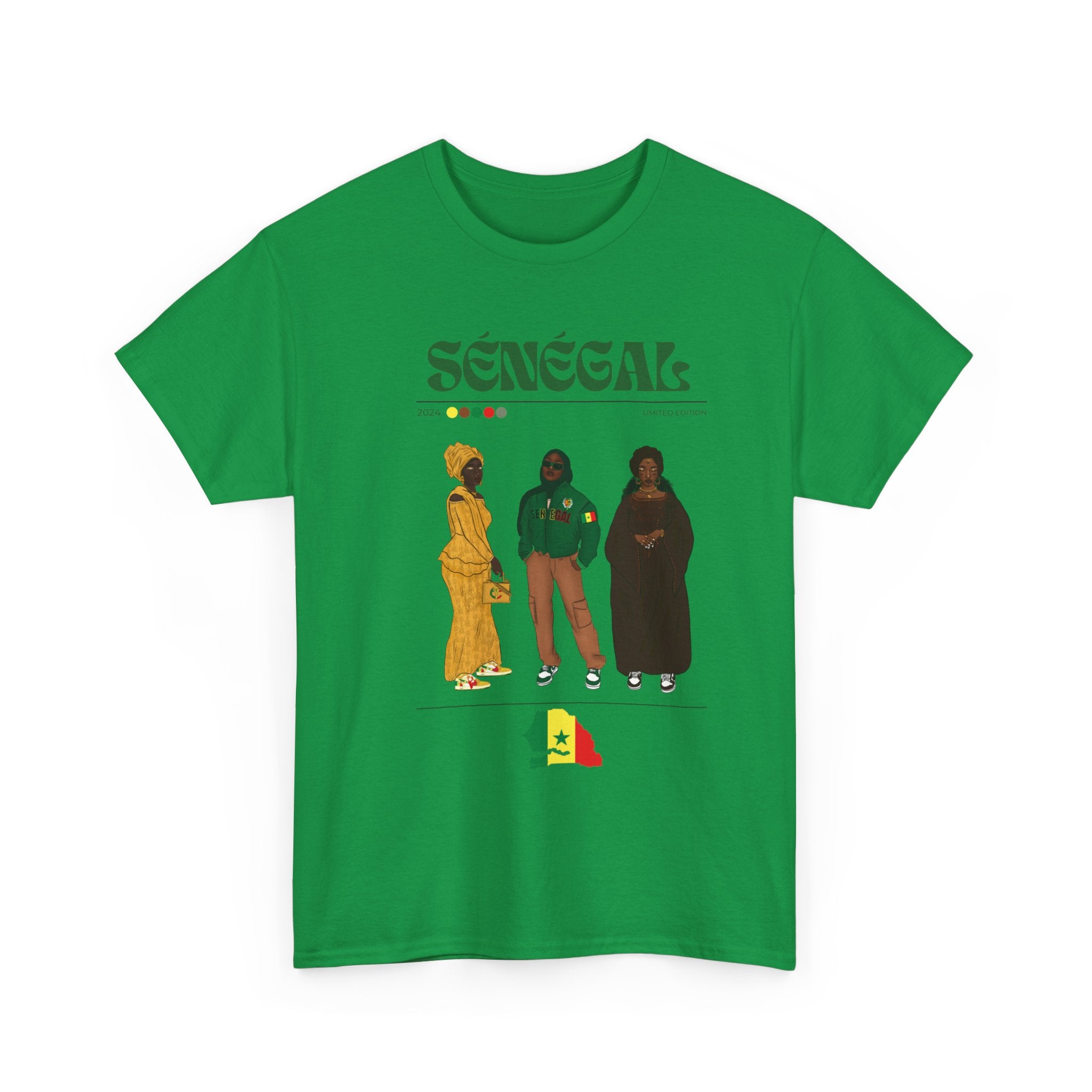 Senegal x Streetwear Series - Unisex Heavy Cotton Tee