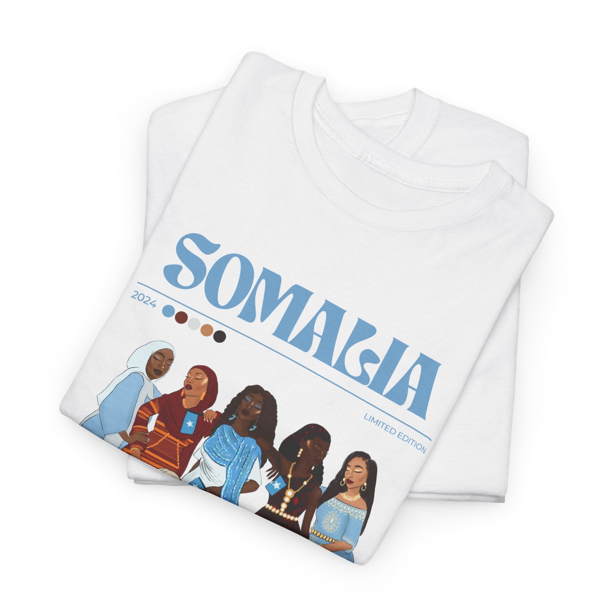 Somalia x Streetwear Series - Unisex Heavy Cotton Tee