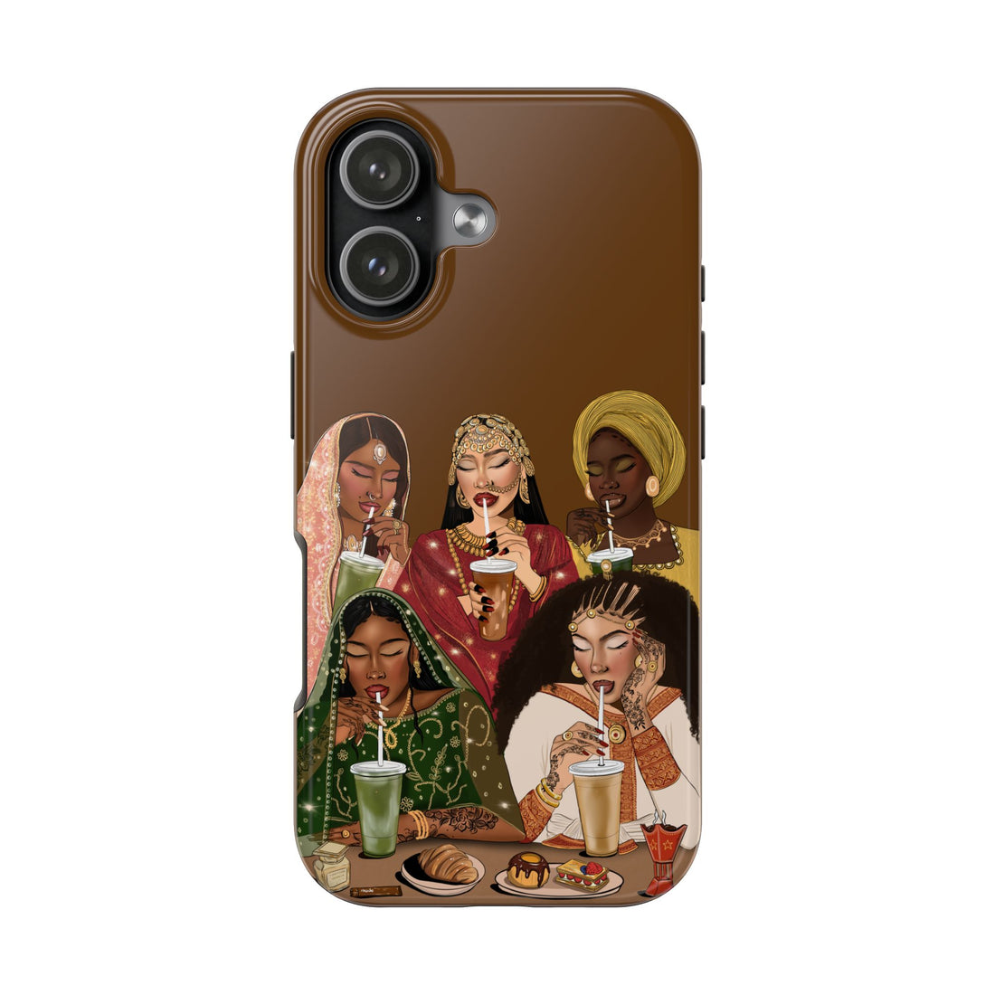 The Girls & Their Drinks - Tough Phone Cases