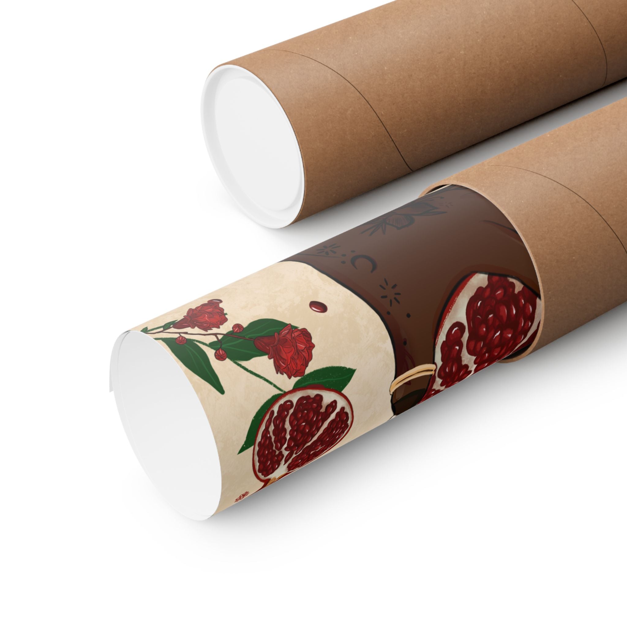 Quranic Fruits Collection - Pomegranate Matte Vertical Posters