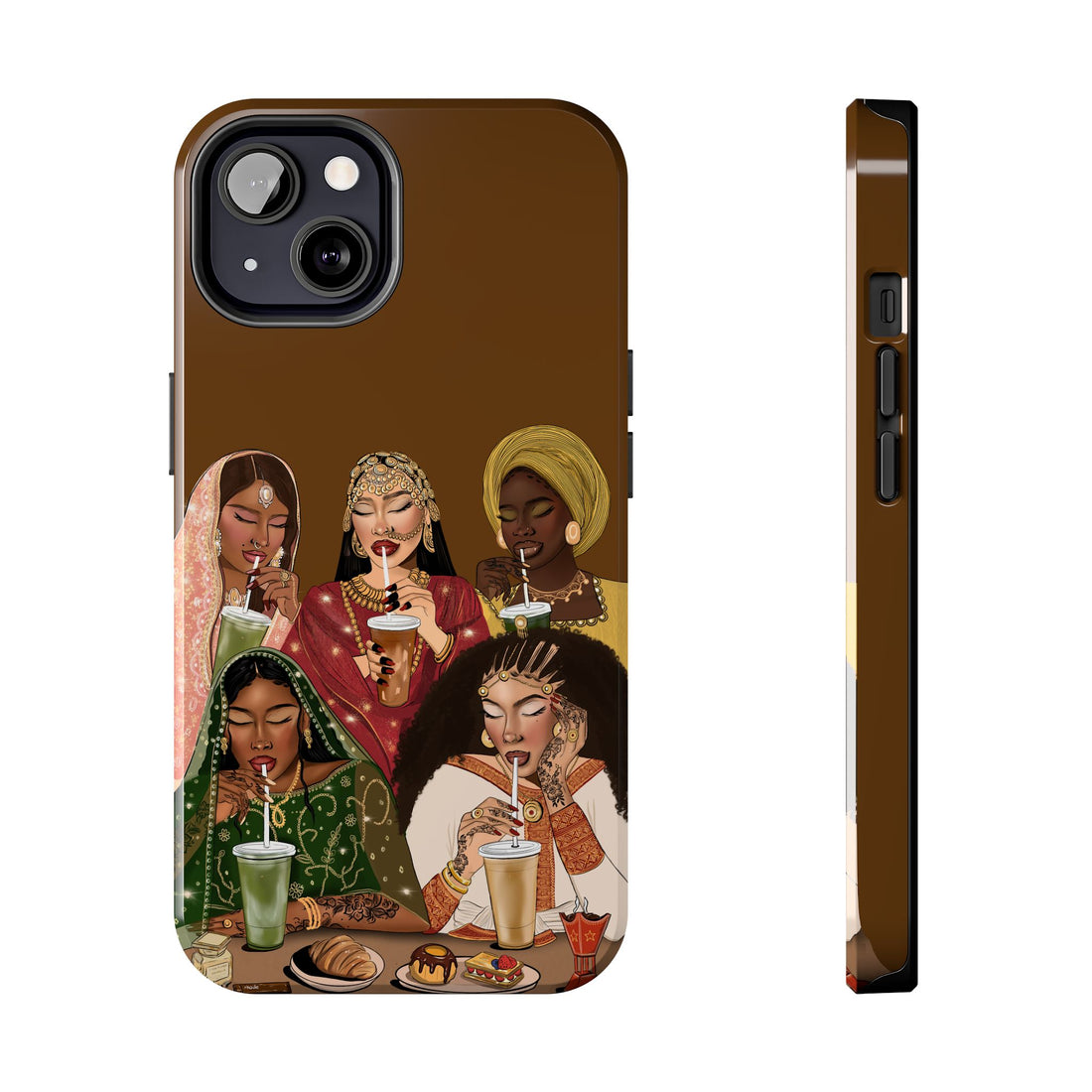 The Girls & Their Drinks - Tough Phone Cases