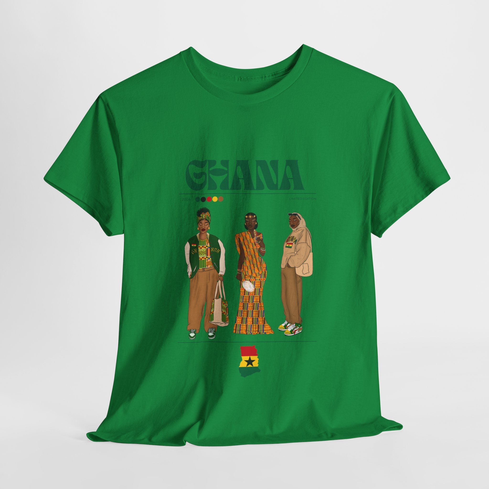 Ghana x Streetwear Series - Unisex Heavy Cotton Tee