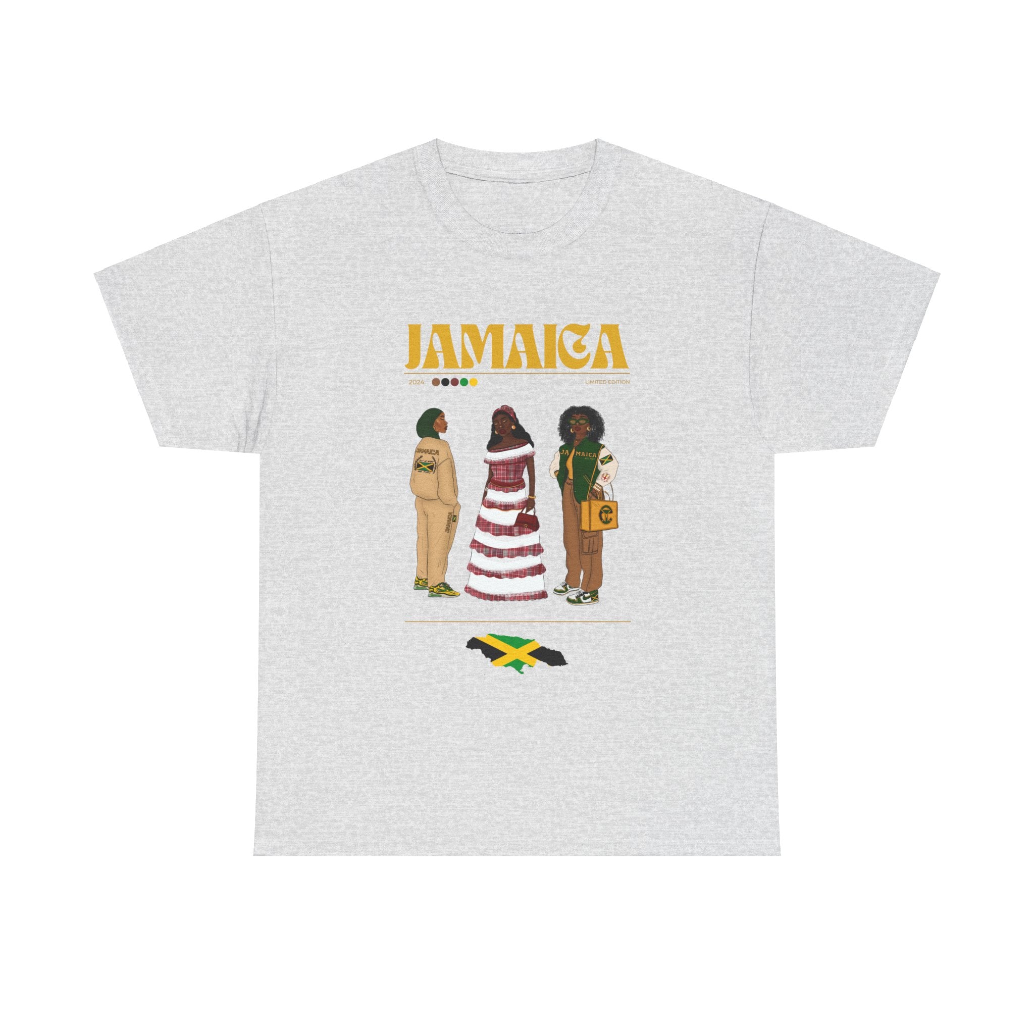 Jamaica x Streetwear Series - Unisex Heavy Cotton Tee