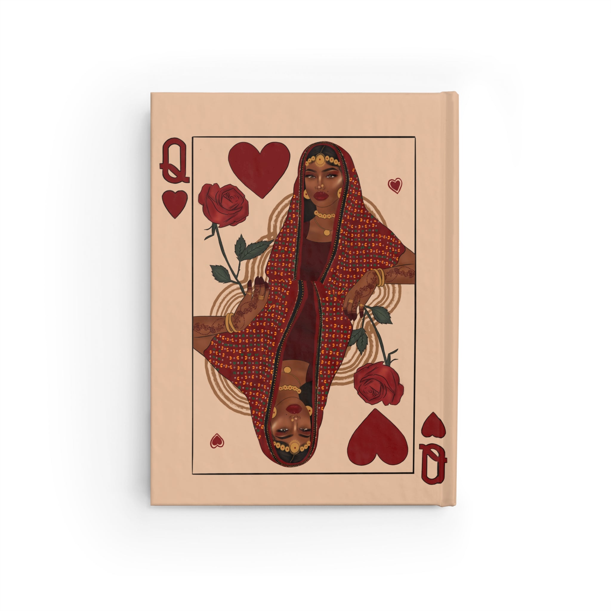 Queen of Hearts - Hard Cover Journal