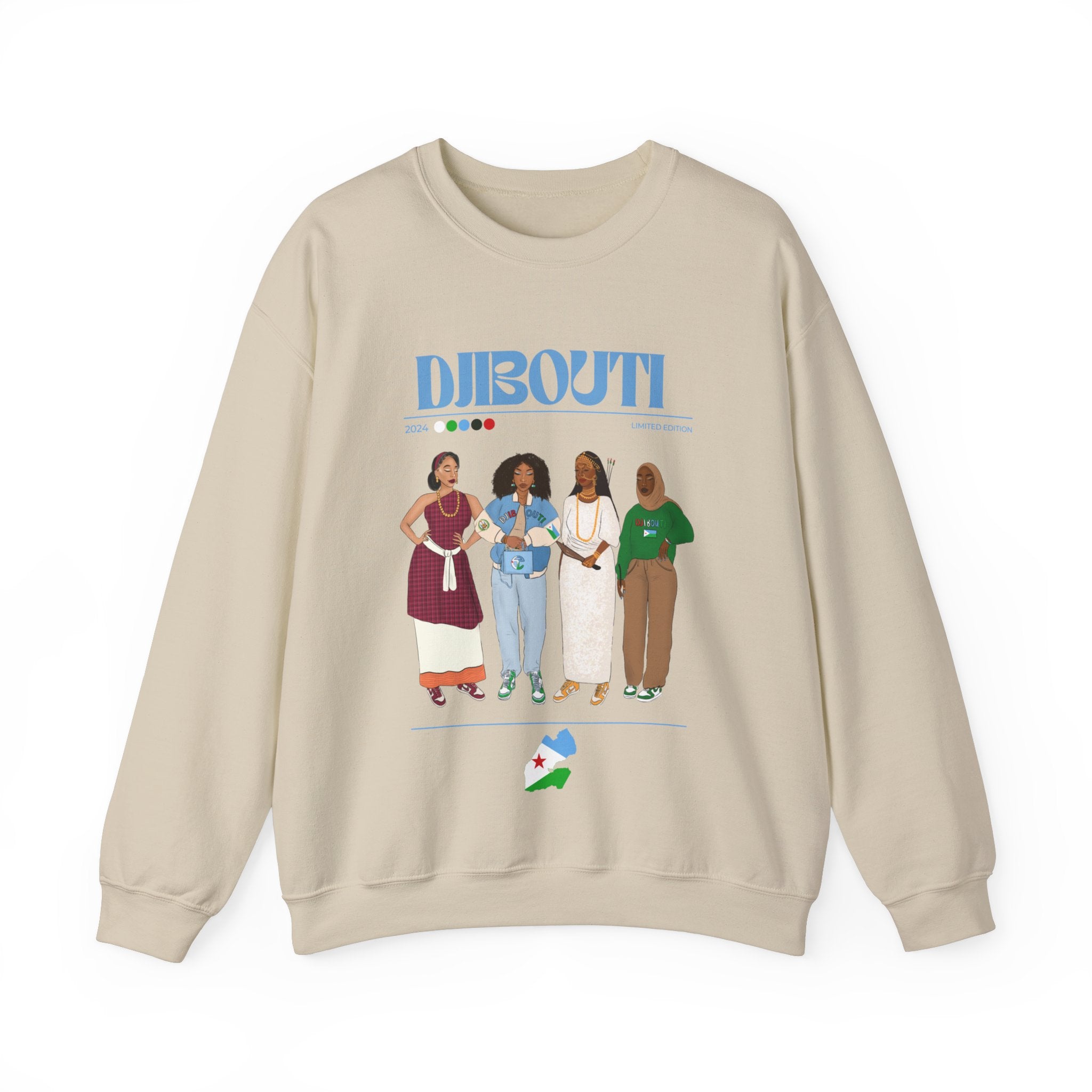Djibouti x Streetwear Series - Crewneck Sweatshirt