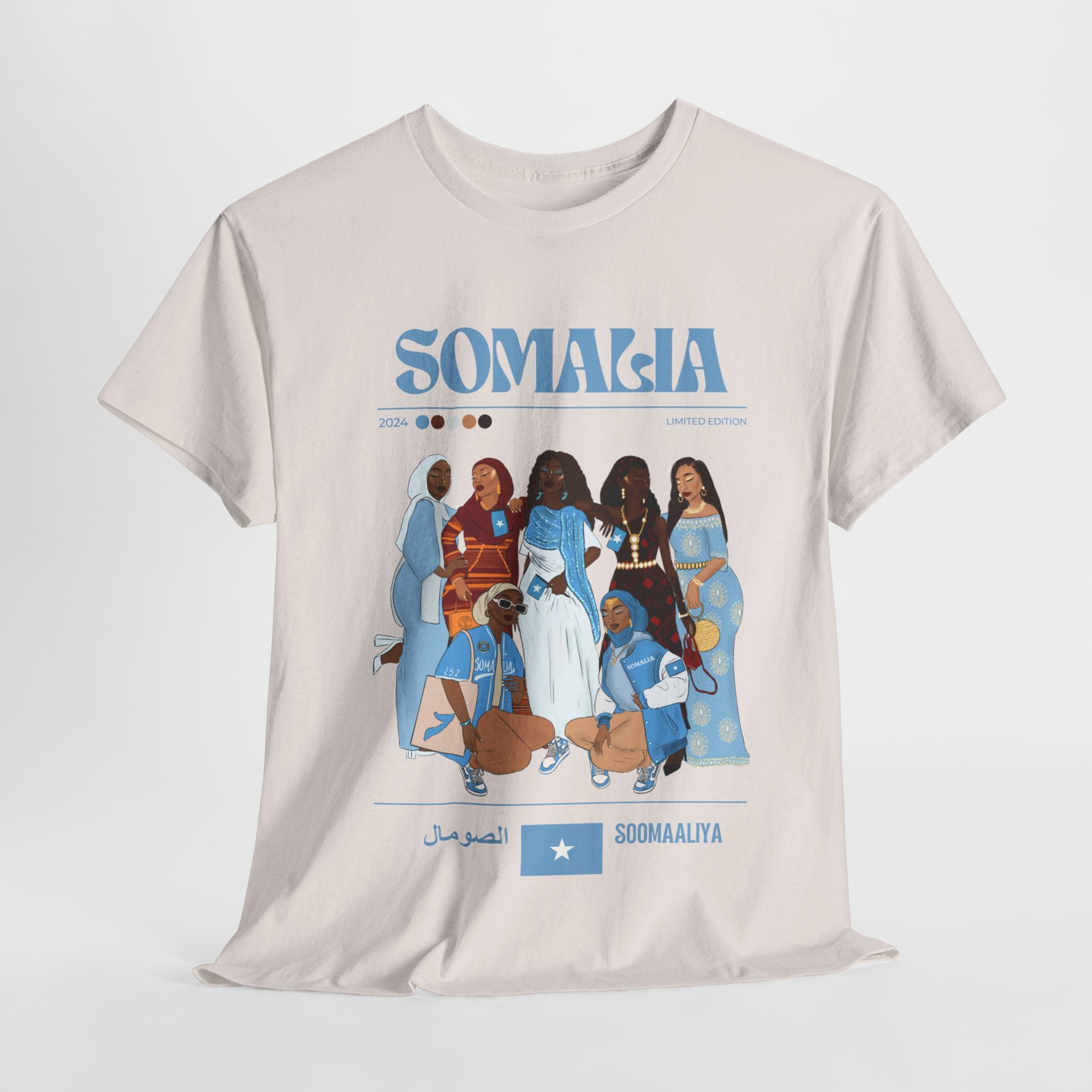 Somalia x Streetwear Series - Unisex Heavy Cotton Tee