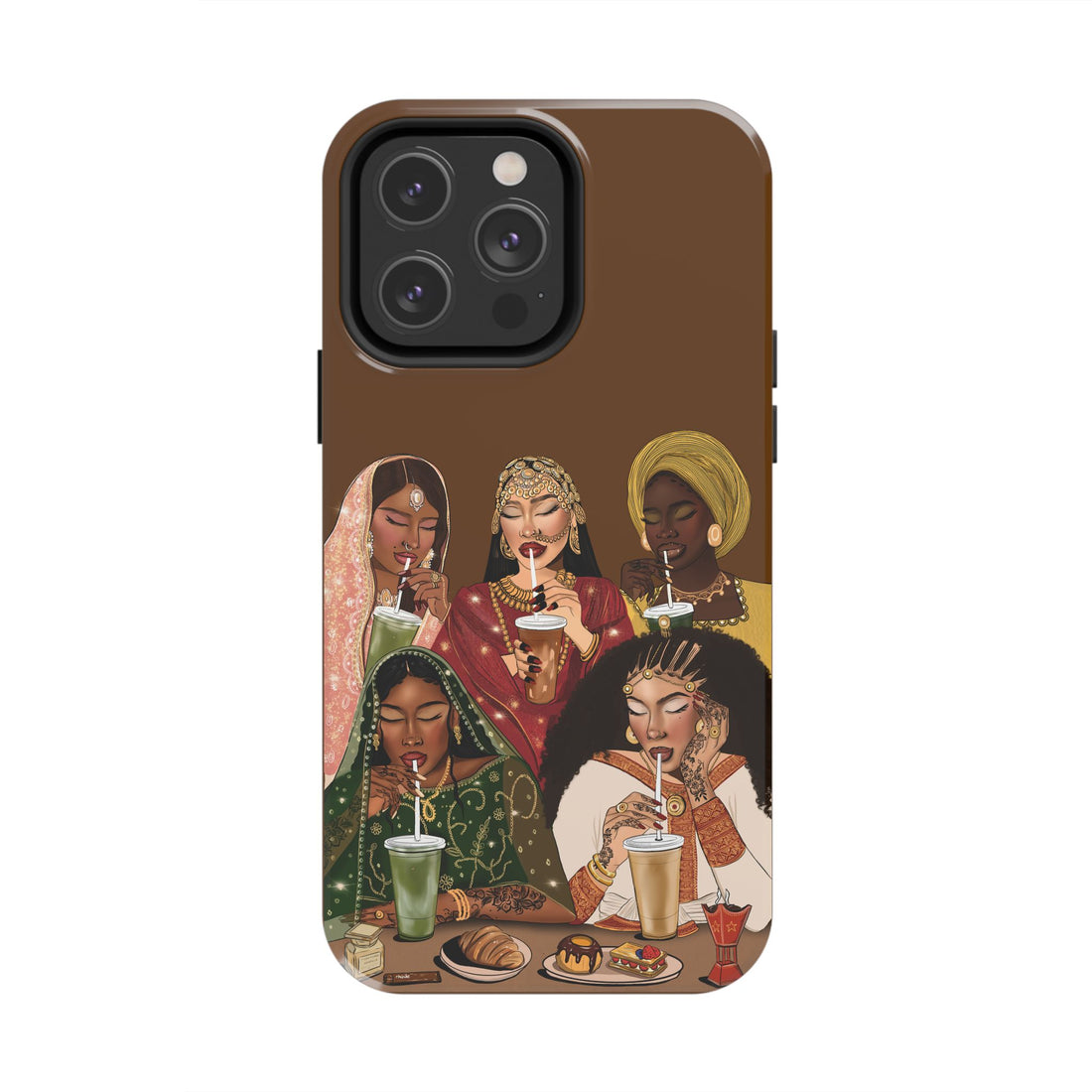 The Girls & Their Drinks - Tough Phone Cases