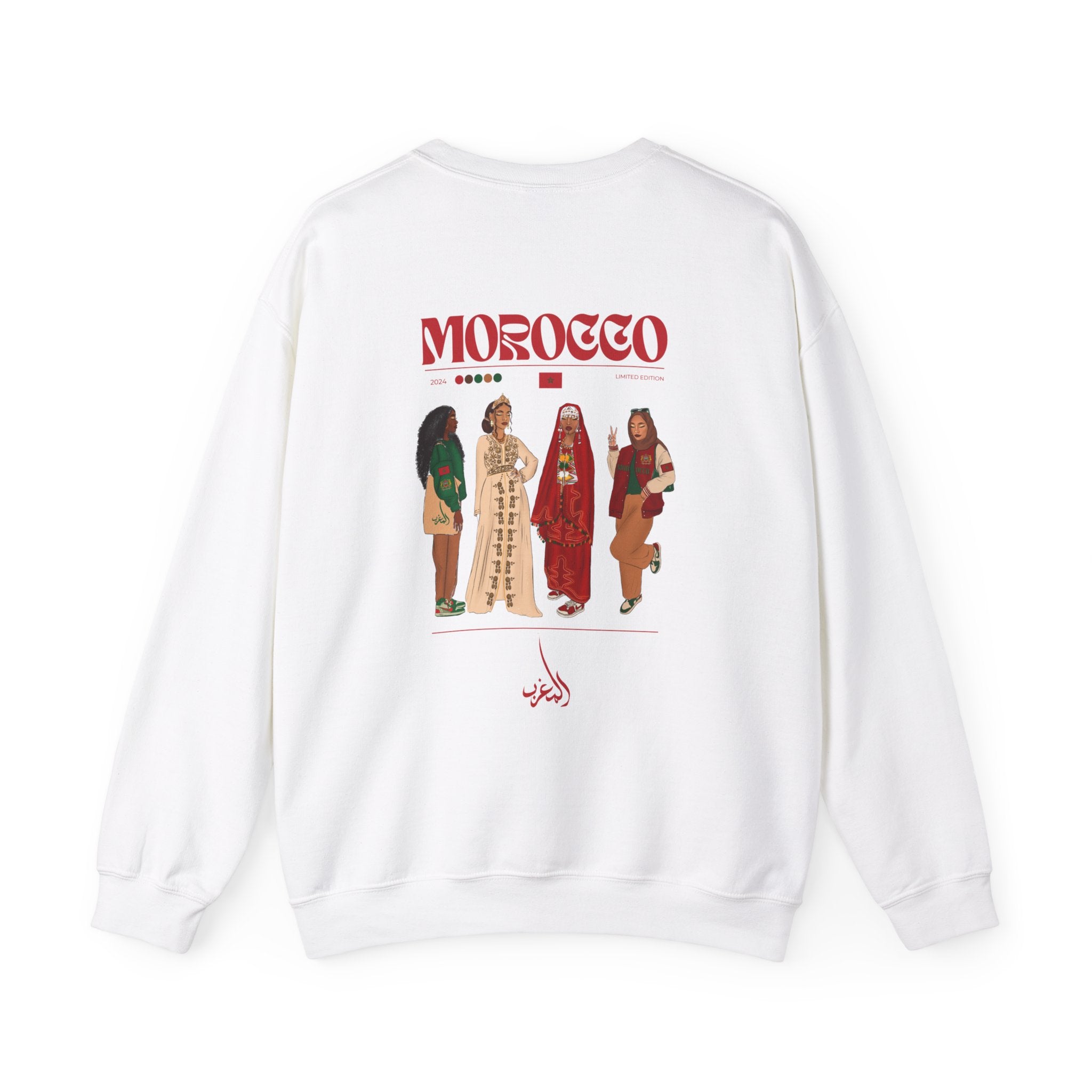 Morocco x Streetwear - Unisex Heavy Blend™ Crewneck Sweatshirt