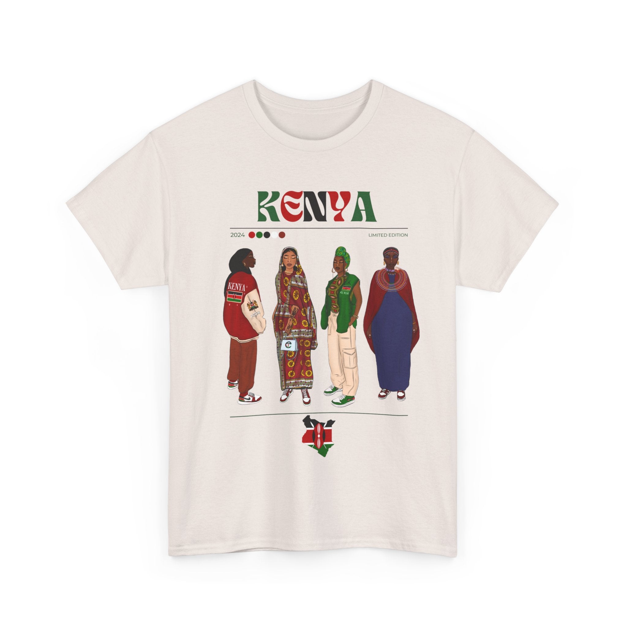 Kenya x Streetwear Series - Unisex Heavy Cotton Tee