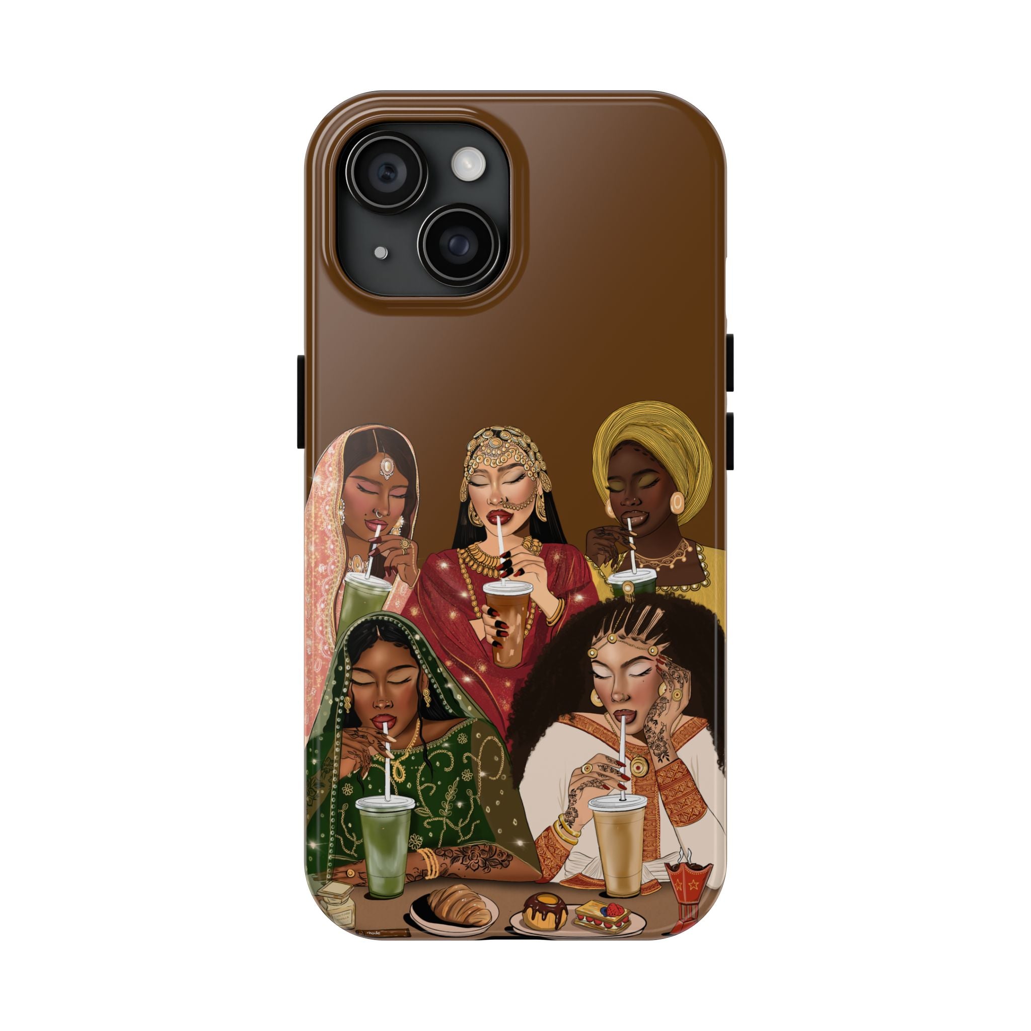 The Girls & Their Drinks - Tough Phone Cases