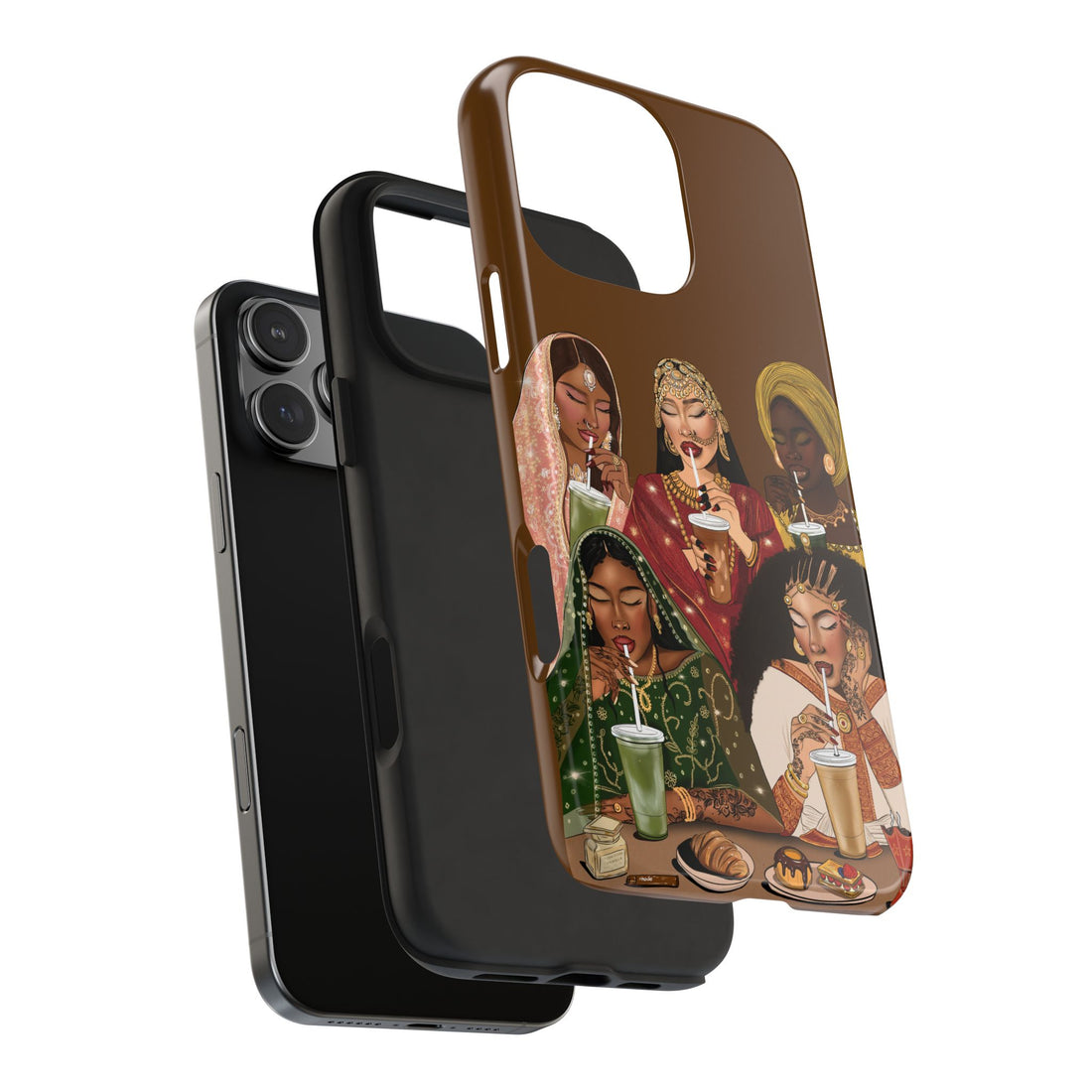 The Girls & Their Drinks - Tough Phone Cases