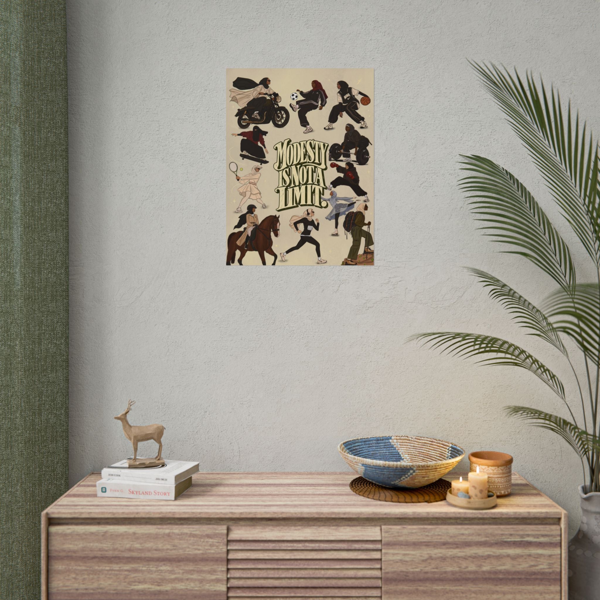 Modesty Is Not A Limit - Poster Print
