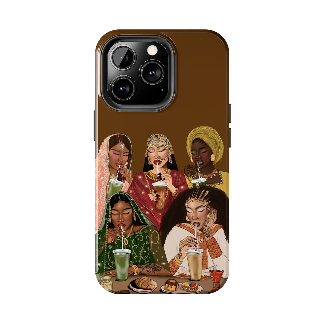 The Girls & Their Drinks - Tough Phone Cases