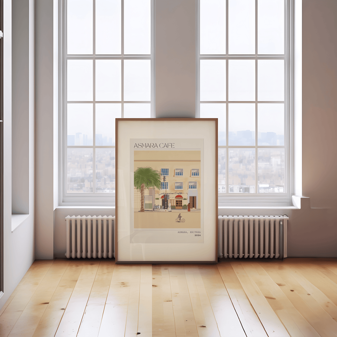 Asmara Cafe - Matte Vertical Posters
