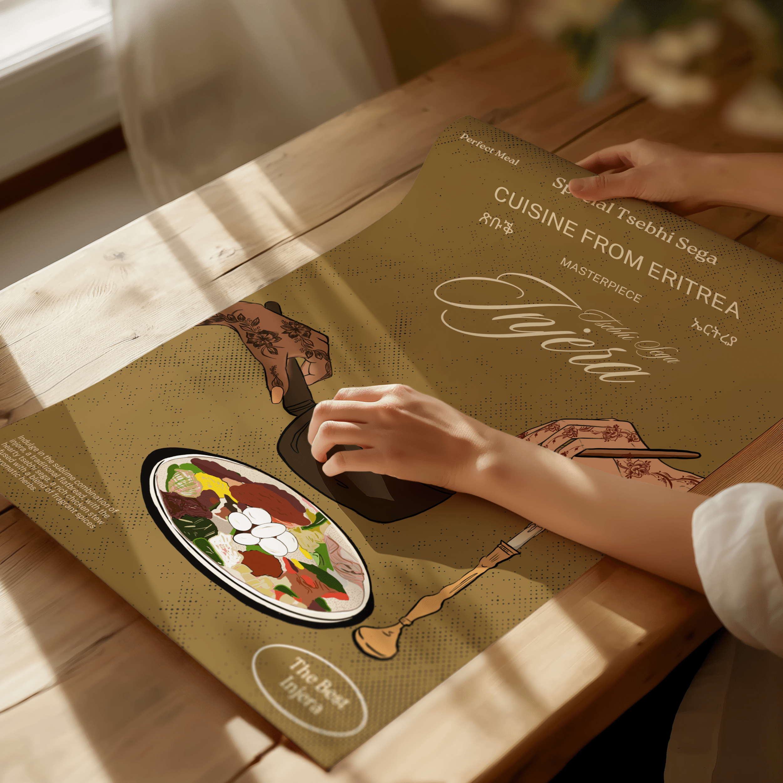 Eritrea Tsebhi Sega - (Kitchen Art) Matte Vertical Posters