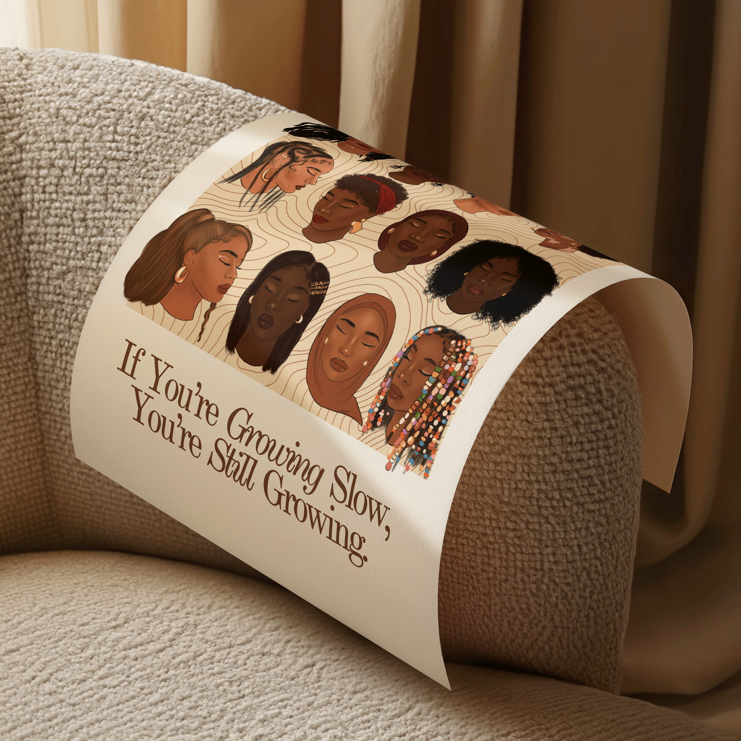 If You're Growing Slow, You're Still Growing - Matte Vertical Posters