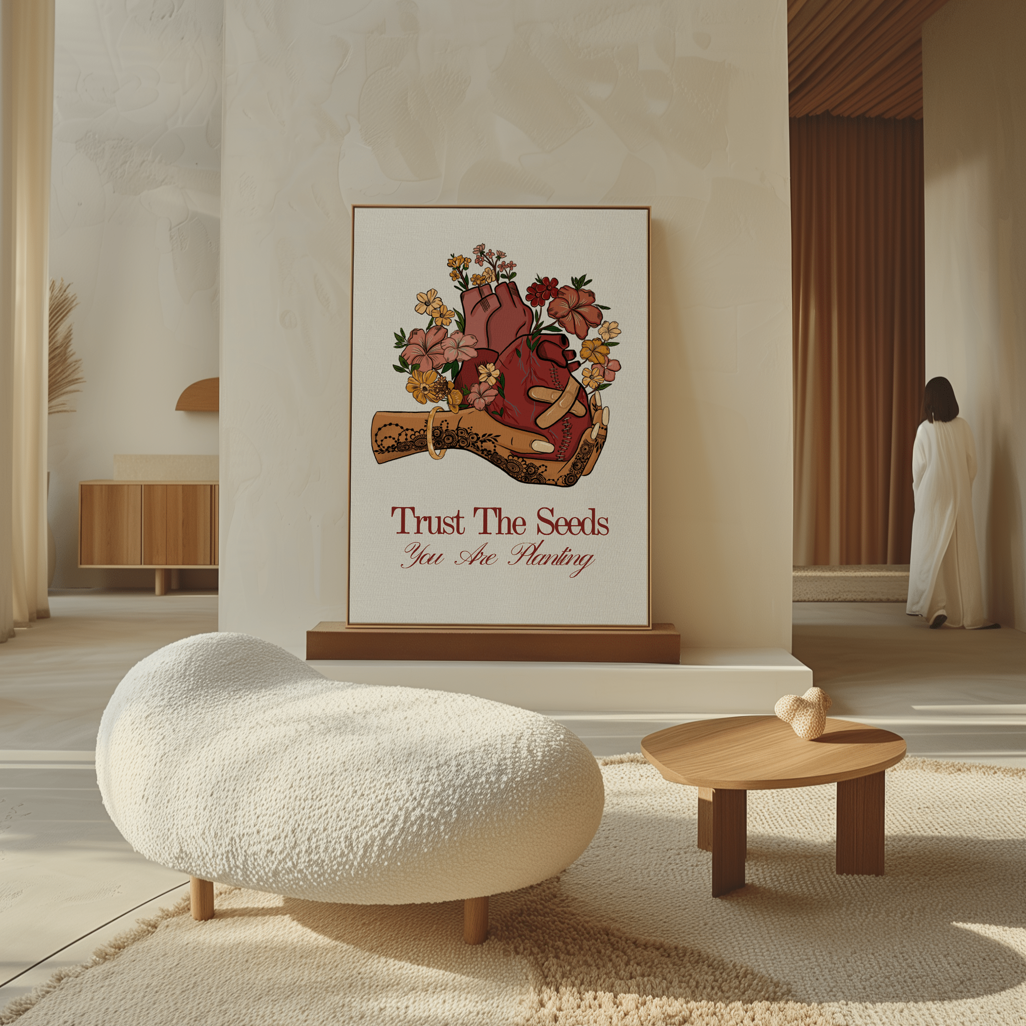 Trust The Seeds You're Planting - Matte Vertical Posters