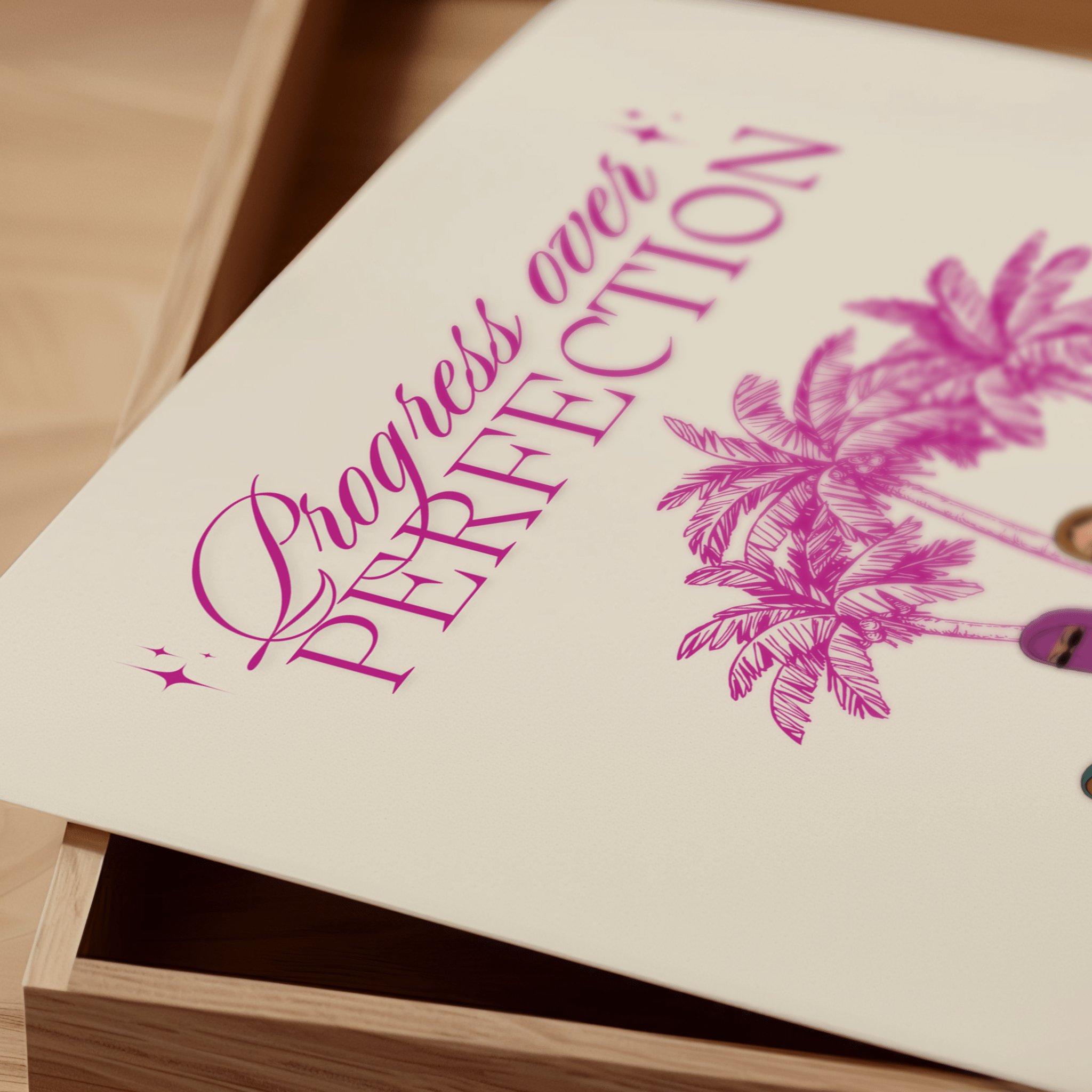 Progress Over Perfection - Matte Vertical Posters